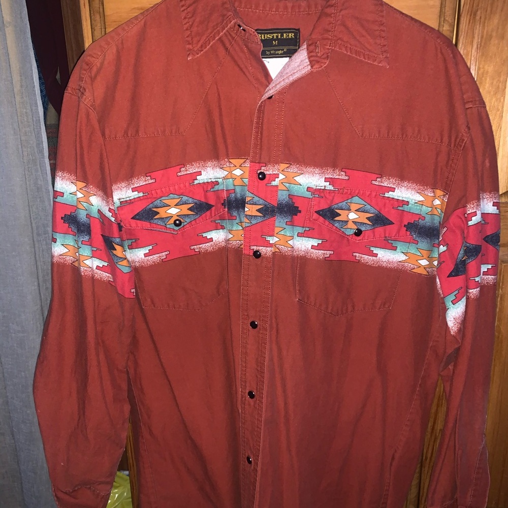 Vintage Rustler (Wrangler) button down!